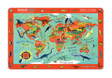 Crocodile Creek Dinosaur World Placemat