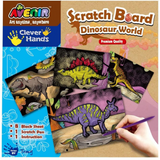 Dinosaur Scratch Art