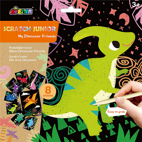 My Dinosaur Friend Scratch Art