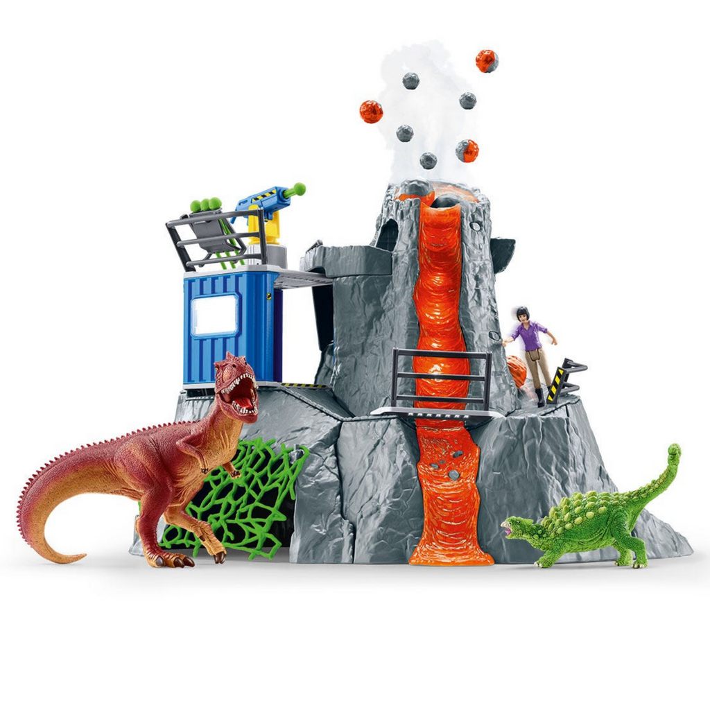 Dinosaur volcano toy sales